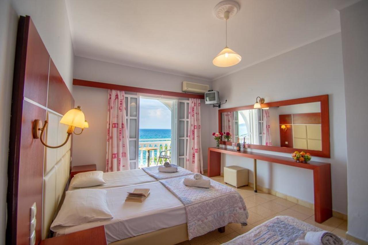 Agoulos Beach Hotel Argassi Exterior foto